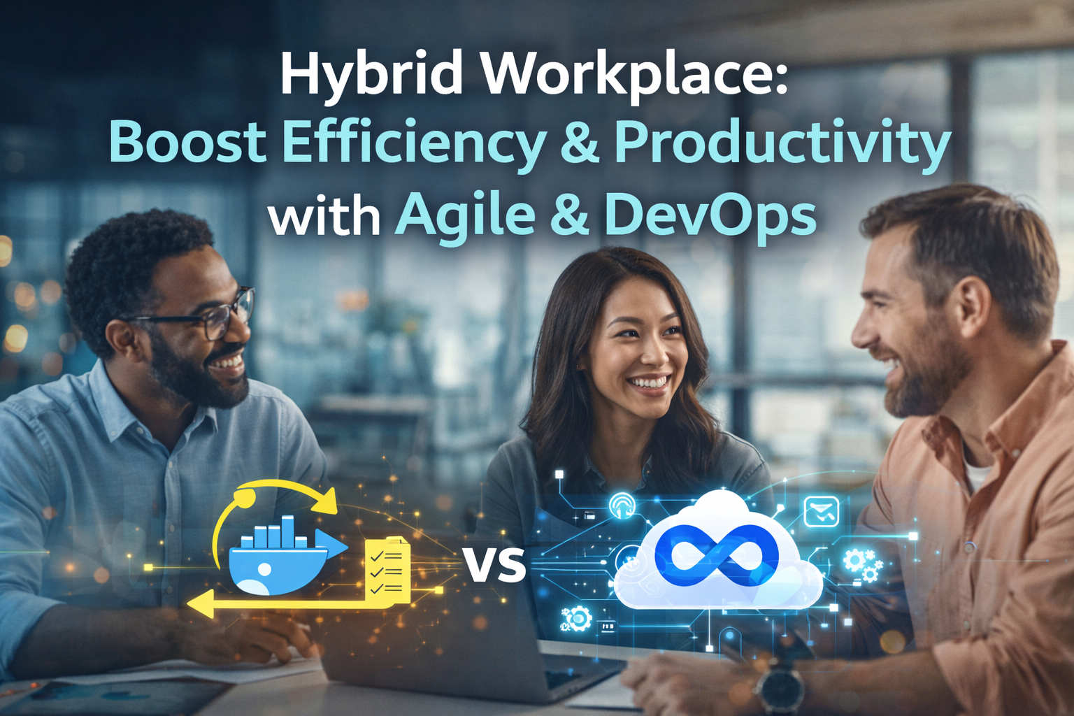 Hybrid Workplace: Boost Efficiency & Productivity with Agile & DevOps
