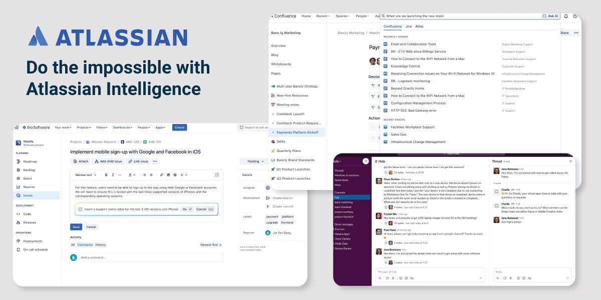 Atlassian AI graphic